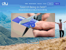 Tablet Screenshot of diydebtrelief.com